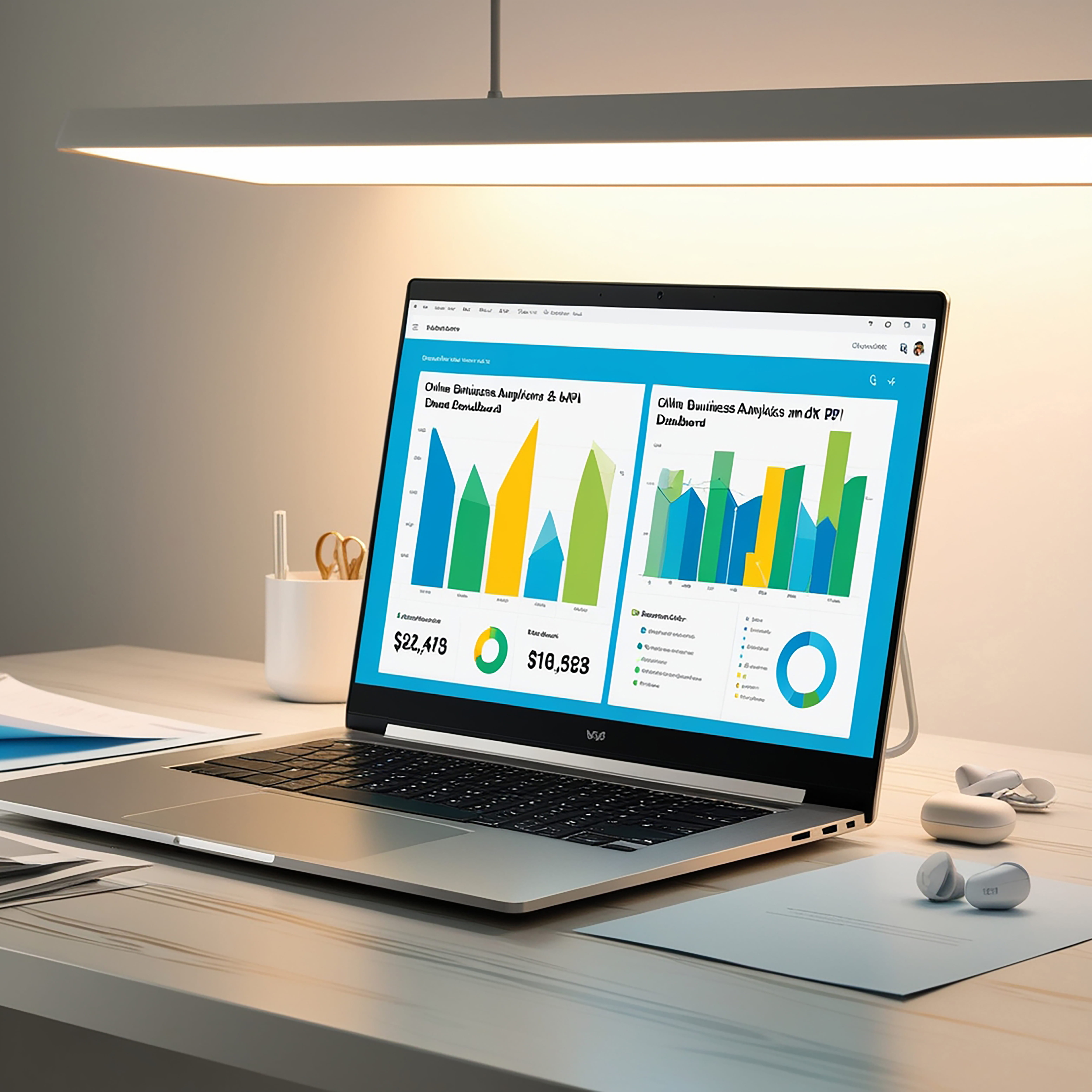 Digital marketing results showing increased leads, website traffic, and conversion rate improvements