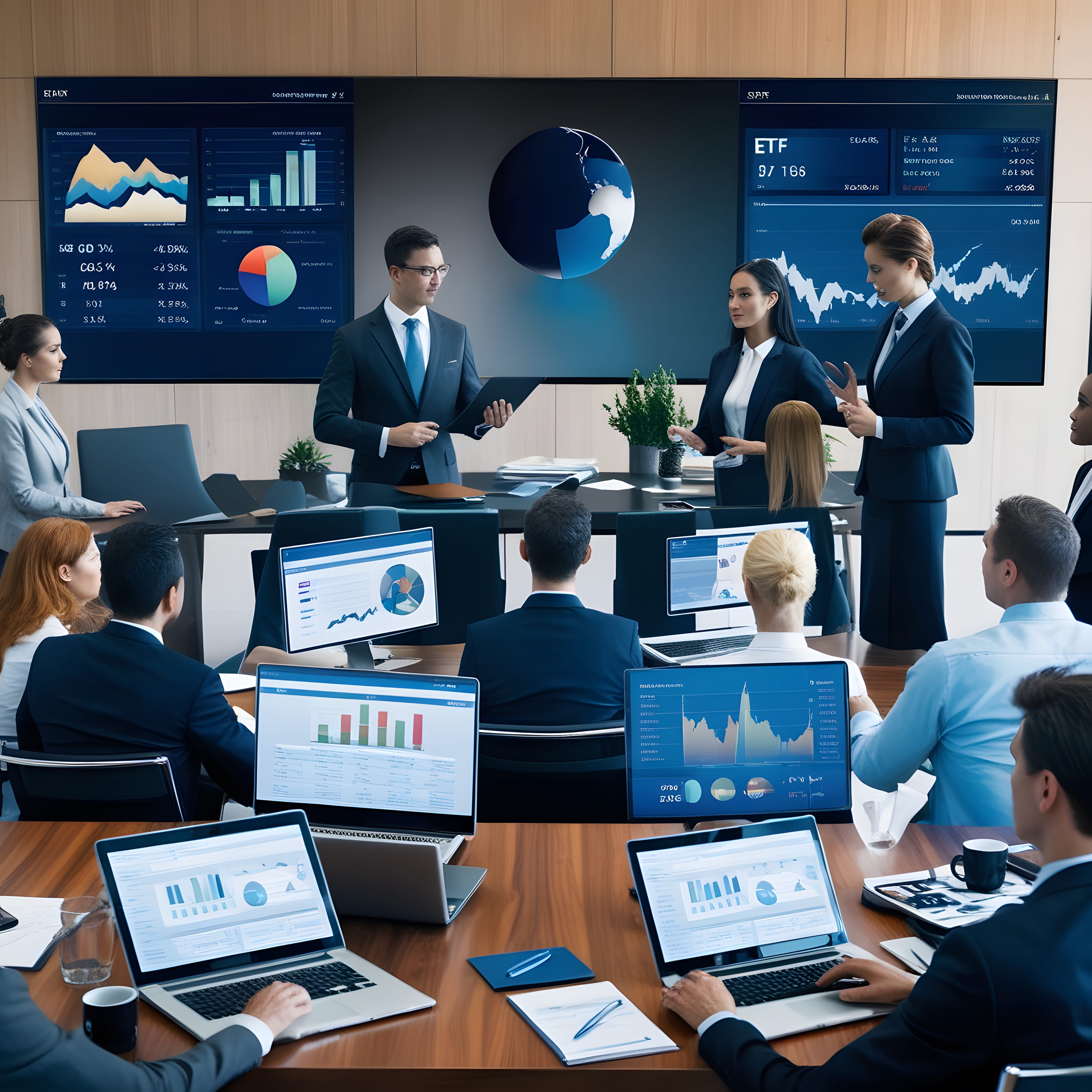 Performance marketing analytics dashboard showing ROI growth and ad campaign optimization